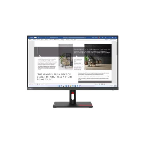 Lenovo Thinkvision S27I-30- Part Number : 63Dfkat4Uk Screen - Black