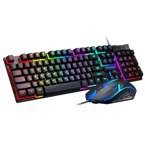 Gaming Keyboard and Mouse Combo-Black