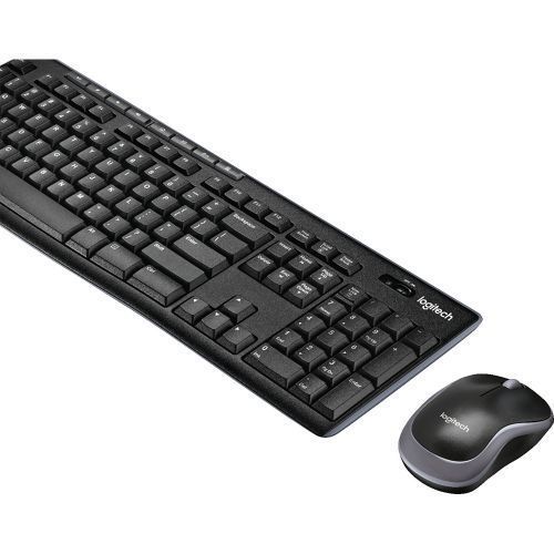 Logitech MK270 Wireless Keyboard and Mouse Combo - Black