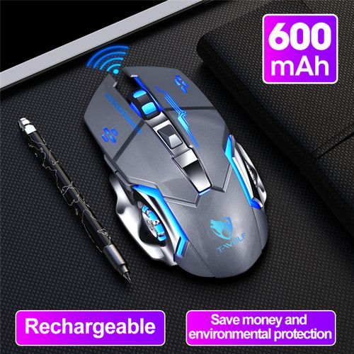 Wolf 6D 720H Long Battery Rechargeable Gaming Mouse